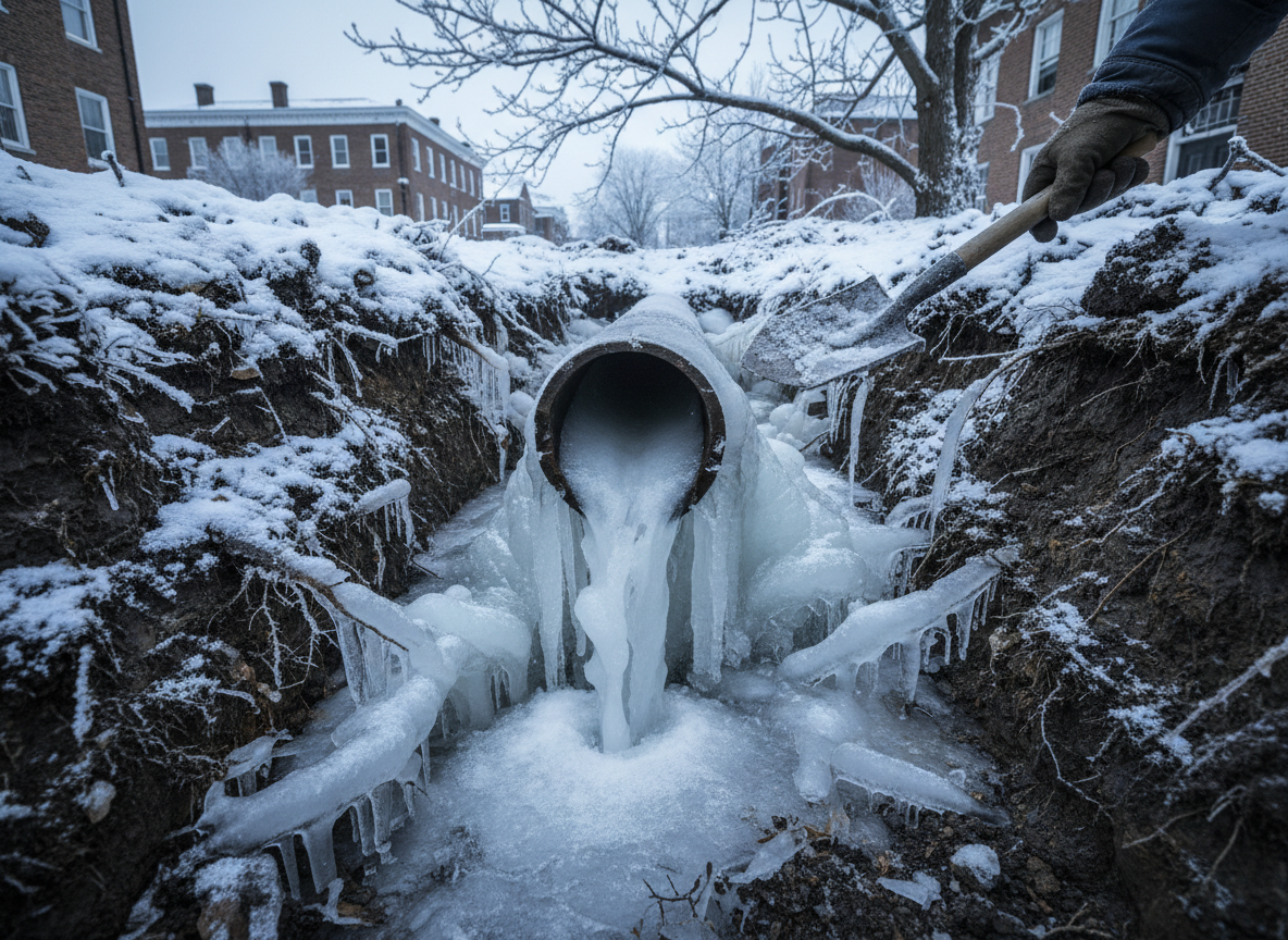 How Louisville Winters Impact Underground Pipes