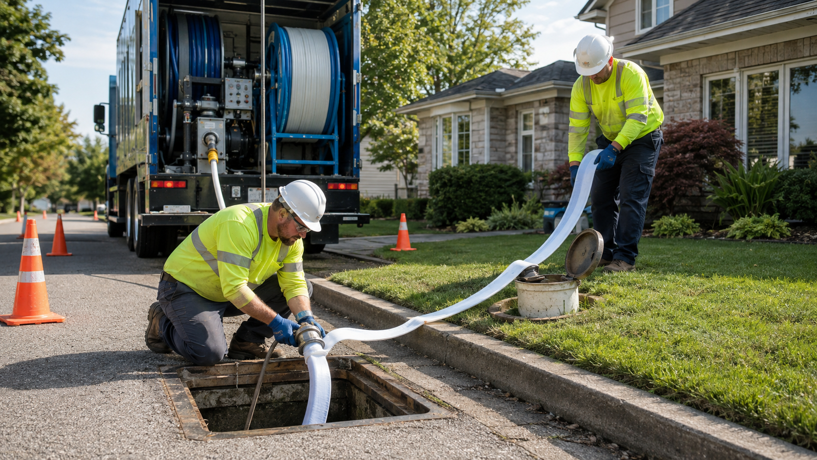 pipe repair work by Louisville Trenchless Pipe Repair in Louisville, Kentucky