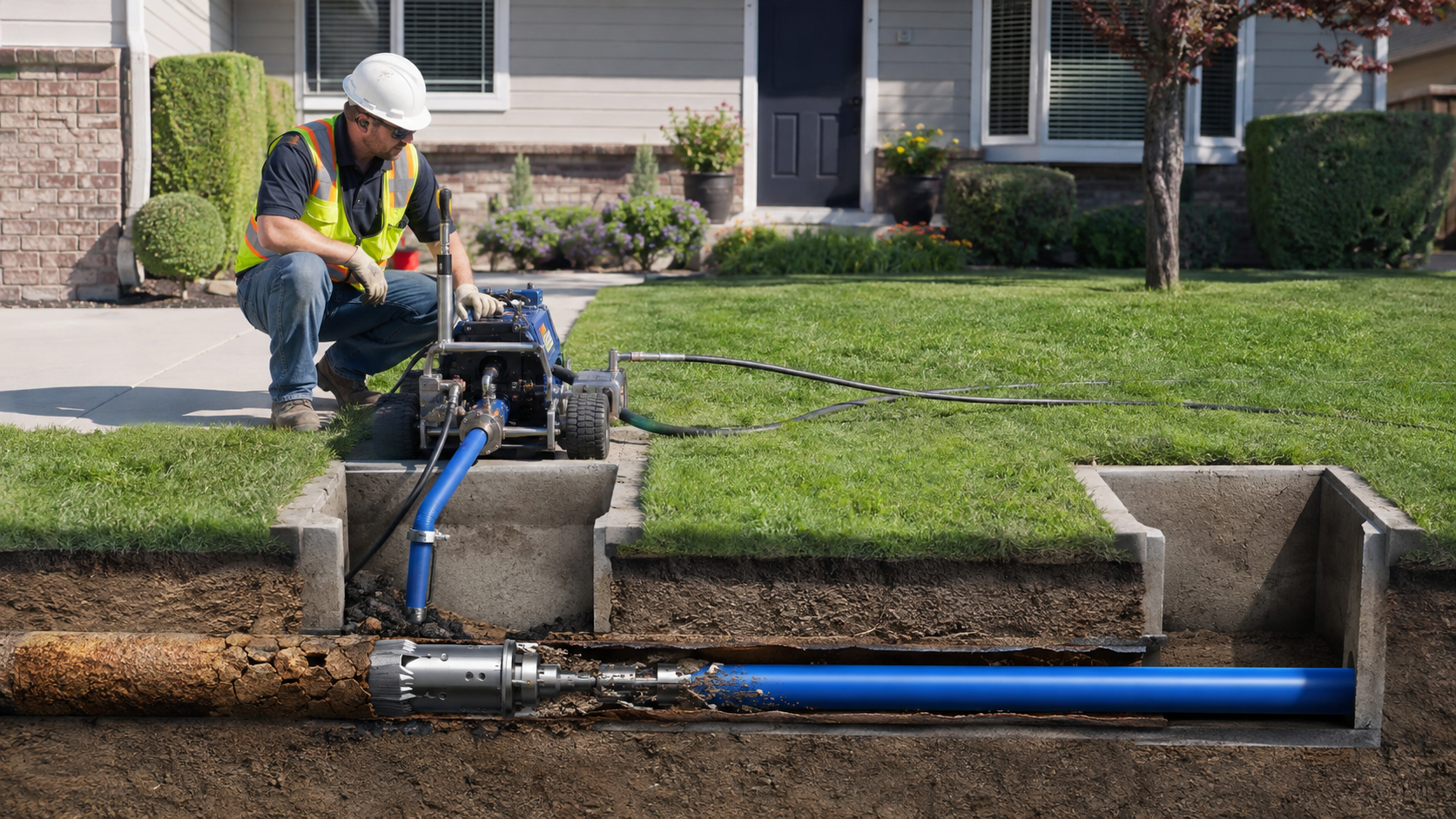 Trenchless Pipe Repair in Louisville