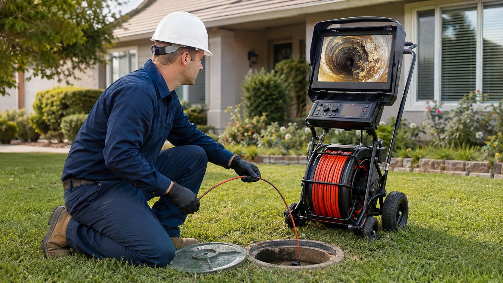 Video Pipe Inspection in Louisville